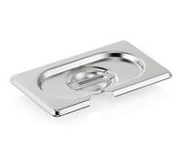 Couvercle encoché GN en Acier au nickel chrome GN 1/9