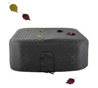 Couvercle et bain à remous | Protecteur isolé à haute efficacité énergétique | Housse de protection pliable pour bain à remous | Gonflable de 145 cm dans la salle de bain, la cour, le jardin