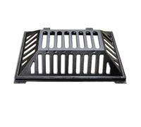 Couvercle et Cadre de Regard en Fonte Ductile, Grille de Drainage Robuste, Conception Monobloc, Griglia di Scarico pour Cour, Jardin, Chantiers Construction(50 * 30 * 12 cm/20 * 12 * 5 in)