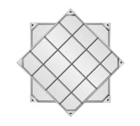 Couvercle et Cadre de Regard Invisibles en Acier Inoxydable - Couvercle de Drain d'égout Souterrain Robuste pour Garage - Accès encastré à la Fosse septique - Solution d'assainissement durab