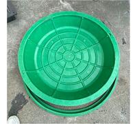 Couvercle et cadre de trou d'égout intégrés, design circulaire encastré en résine, drain invisible pour une gestion efficace des eaux usées