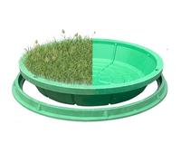 Couvercle et cadre de trou d'égout invisible, pour jardin, cour, fosse septique