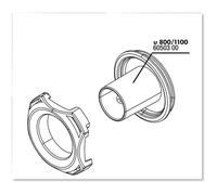 Couvercle et connexion tuyau JBL ProFlow u800/1100 Noir TU