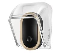 Couvercle étanche à la porte extérieure, casquette de protection contre la protection étanche, couverture de sonnette transparente, 9,7x6,4 cm, facile à utiliser, portable pour lecteur de cartes de cl