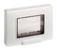 COUVERCLE E'TANCHE IP55 3 MODULES RAL EIKON GRIS, ARKE PLANA. 14943