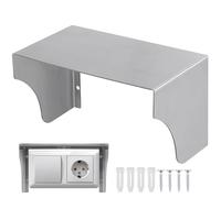 Couvercle Étanche pour Sonnette, Acier Inoxydable Blanc, Extérieur | Protection Pluie et Éclaboussures, Installation Simple, Nettoyage Facile, pour Chargeur Électrique et Prise Dehors