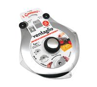 GENIETTI Couvercle éventail en inox adaptable Ø 12–32 cm - Bouton anti-brûlure