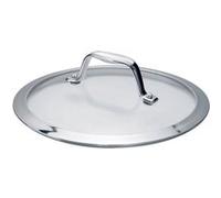 Couvercle Evolution 28 cm en verre et inox - Beka - Transparent - Verre Transparent G