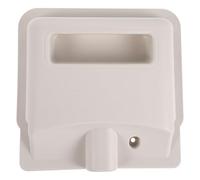 Couvercle Extérieur de L’unité de Climatisation en Plastique Blanc | Protection Rainproof Uv-resistant, Drainage Cannelée, Montage Rapide, Accès Service, pour Bornes et Condenseurs