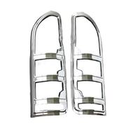 Couvercle Feu Arrière Capots de lampe de couverture de feu arrière de Chrome d'abs pour Toyota pour la banlieue pour Hiace 2005-2015(Chrome)