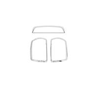 Couvercle Feu Arrière Couvercle De Décoration Feu Arrière Voiture Feu Stop Élevé Accessoires Extérieurs Pour Chevy Pour Silverado 2014 - 2018(Chrome)