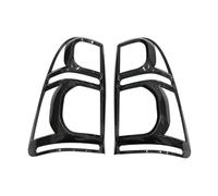 Couvercle Feu Arrière Couvercle De Feu Arrière Pare-choc Arrière ABS Chromé, Capot De Lampe Pour Toyota Pour Hilux Pour Vigo 2011 - 2014(Fibre de carbone)