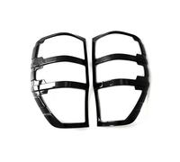 Couvercle Feu Arrière Couvercle De Feux Arrière ABS Chromé, Pour Ford Pour Ranger Pour Wildtrak T6, T7, T8, 2012 - 2021, Style De Voiture(Noir brillant)