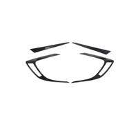 Couvercle Feu Arrière Couvercle Feu Arrière Voiture En Carbone, Garniture Cadre De Feu Arrière Accessoires Pour Civic 2016-2021 Berline(Black Color)