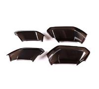 Couvercle feu arrière Pour Chevy Pour Corvette C7 2014 2015 2016 2017 2018 2019 ABS Noir Voiture Feu Arrière Garniture Couverture Enjoliveur phare arrière(Type B)