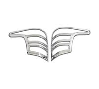 Couvercle feu arrière Pour Mitsubishi L200 Pour Triton 2015 2016 2017 2018 Couvercle Feux Arrière Voiture Chromé Enjoliveur phare arrière(CHROME)