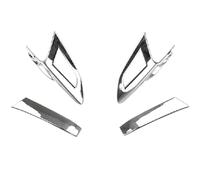 Couvercle feu arrière Pour Toyota Pour C-HR Pour XLE Pour LE 2018 2019 2020 2021 2022 Capots Bordure Feu Arrière Voiture Enjoliveur phare arrière(Argent Chrome)