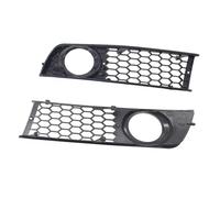 Couvercle feu brouillard Compatible Avec A4 B6 2002 2003 2004 2005 2 Pièces Voiture Pare-chocs Avant Antibrouillard Grilles Maille Nid D'abeille 8E0807681 8E0807682