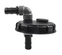 Couvercle fourre-tout IBC DN150 pour la récolte de l'eau de pluie, couvercle de récipient intermédiaire en vrac avec connecteur d'aspiration de réservoir d'eau et adaptateur de tuyau, joint de