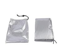 Couvercle fourre-tout Ibc pour réservoir d'eau extérieur 1000l couvercle 210d tonne conteneur sac, et isolé à la chaleur usine sac seau à eau argent adapté pour diverses (Argent)