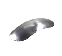 Couvercle Garde - Boue Garde-Boue Avant Court De Moto en Métal Argenté Non Peint, Universel pour