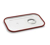 COUVERCLE GASTRO 1/2 A/JOINT CAUTCH.INOX