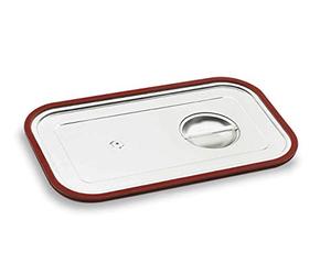 COUVERCLE GASTRO 1/3 A/JOINT CAUTCH.INOX