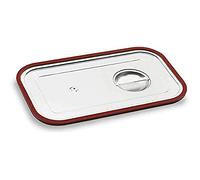 COUVERCLE GASTRO 2/3 A/JOINT CAUTCH.INOX