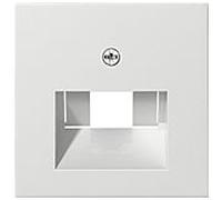 Couvercle Gira 027003 insert central blanc pur brillant fermeture 027003