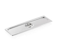 Couvercle GN avec évidement pour cuillère 2/4 GN Core, Acier au nickel-chrome