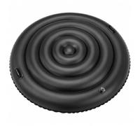 Couvercle Gonflable Rond pour Piscine, PVC avec Poignées，Noire：165cm | Deux tailles, valve sécurisée, retrait rapide, entretien facile et rangement compact pour mieux protéger l’eau des débris.