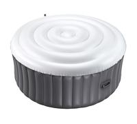 VEVOR Couvercle Gonflable Rond pour Spa 164,5 cm, Housse de Protection pour Spa Résistante aux Intempéries et à l'eau, Couverture Thermique en PVC, Installation Facile, pour Extérieur Jardin, Blanc