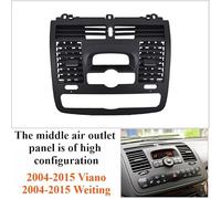 Couvercle Grille/Convient for Benz Vito Viano W636 panneau de sortie d'air avant AC grille de tableau de bord couvercle décoration de flux d'air intérieur remplacement(High-end)