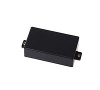 Couvercle Humbucker scellé en plastique pour instruments de musique pickup noir guitare Pickup Coques de pickup Connecteur de fil avec oreilles de écrou en cuivre Couvre bobine unique