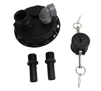 Couvercle IBC DN150 PP Couvercle de réservoir de stockage d'eau avec capuchon de verrouillage et tuyaux pour aquariums, irrigation de jardin, usage agricole industriel