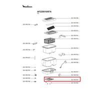 Couvercle inférieur pour friteuse AirFryer Minifrito Moulinex - SS-995759