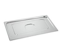 Couvercle inox AISI 304 sans poignée GN 1/1 - Gastroland
