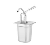 Couvercle Inox avec Distributeur pour Bacs GN 1/6 180x165mm - Hendi HENDI