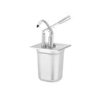 Couvercle Inox avec Distributeur pour Bacs GN 1/6 180x165mm - Hendi HENDI