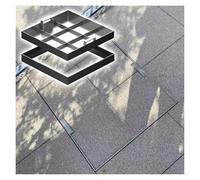 Couvercle invisible et e pour fosse septique de 115,4 cm en acier inoxydable avec poignées rétractables Couvercle de vidange Design pour extérieur