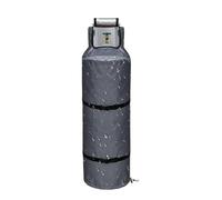 Couvercle isolé pour réservoir de propane - Bouclier thermique pour bouteille de gaz de 100 livres, tissu Oxford 420D avec doublure en feutre, protection résistante aux UV pour le camping d'hiver