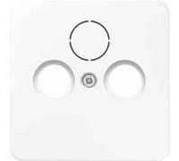 Couvercle Jung CD561SATPT - pour prise TV satellite, métal, IP20, platine fl...