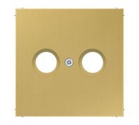 Couvercle Jung ME2990TVC - 2 trous, fixation avec vis, laiton classique neuf