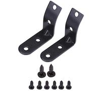 Couvercle Kit de Réparation de Charnière Noir Support de Boite À Gants Fix Kit Couvercle de Compartiment de Bricolage en Alliage d'aluminium SI-A0252