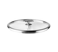Couvercle - LACOR - Verre - Ø14 cm - Combi - Bord en acier inoxidable - Soupape - Système click and lock