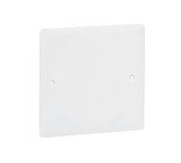 Legrand Couvercle universel Batibox carré plastique 1 poste 80 x 80 mm Blanc
