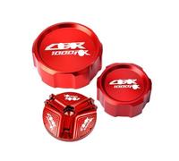 Couvercle Liquide Frein Couvercle De Réservoir Principal Liquide Frein Et Arrière Moto, Accessoires Bouchon Remplissage D'huile Pour CBR1000RR 2004 - 2017