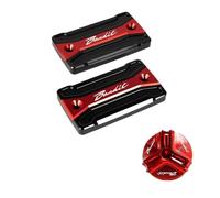 Couvercle Maître-Cylindre Frein Bouchon De Réservoir Liquide Frein Avant Protection Bouchon Remplissage Carburant Accessoires De Moto pour Bandit S650 600 650 1200 1250 1250S