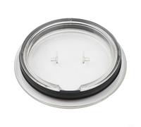 Couvercle mousseur de rechange pour modèles 3593 3594 partie 93271 - Couvercle en plastique transparent avec joint d'étanchéité - Accessoire compatible avec cuiseur vapeur à lait 9 cm (A)