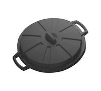 Couvercle noir pour seau communautaire 80 l Noir Mondex